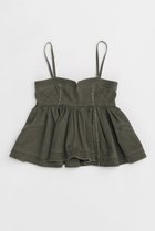 【メゾンスペシャル/MAISON SPECIAL】のWashed Peplum Tops/ウォッシュドペプラムトップス KHK(カーキ)|ID: prp329100004464611 ipo3291000000031236559