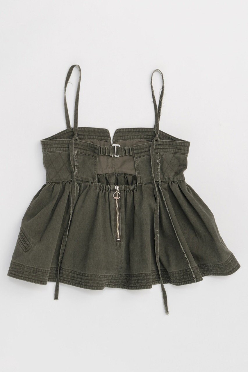 【メゾンスペシャル/MAISON SPECIAL】のWashed Peplum Tops/ウォッシュドペプラムトップス 人気、トレンドファッション・服の通販 founy(ファニー) 　ファッション　Fashion　レディースファッション　WOMEN　トップス・カットソー　Tops/Tshirt　シャツ/ブラウス　Shirts/Blouses　インナー　Inner　ガーリー　Girly　ショート　Short　スリーブ　Sleeve　タンク　Tank　フレア　Flare　ミックス　Mix　ミリタリー　Military　レース　Race　再入荷　Restock/Back In Stock/Re Arrival　おすすめ　Recommend　other-4|ID: prp329100004464611 ipo3291000000031249095