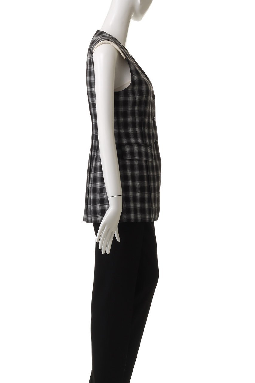 【メゾンスペシャル/MAISON SPECIAL】のSuiting V-neck Gilet/スーチングVネックジレ 人気、トレンドファッション・服の通販 founy(ファニー) 　ファッション　Fashion　レディースファッション　Fashion for Women　アウター　Coat / Outerwear Collection　レディースジャケット・軽アウター　Jackets　シェイプ　Shape, Slim Fit　ジャケット　Jacket, Outerwear　ストライプ　Stripe, Striped Pattern　セットアップ　Set-Up, Coordinated Outfit　ベスト　Vest, Waistcoat　夏　Summer　エレガント 上品　Elegant　other-3|ID: prp329100004464612 ipo3291000000032788329