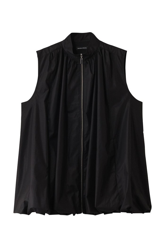 【メゾンスペシャル/MAISON SPECIAL】のBalloon Silhouette Typewriter Tunic/バルーンタイプライターチュニック インテリア・キッズ・メンズ・レディースファッション・服の通販 founy(ファニー) https://founy.com/ ファッション Fashion レディースファッション Fashion for Women ワンピース Dresses チュニック Tunic Tops & Dresses キャミソール Camisole, Spaghetti Strap Top 軽量 Lightweight, Ultra Light シリコン Silicone, Silicone Material ジップ Zip, Zipper タイプライター Typewriter Fabric, Crisp Cotton チュニック Tunic, Long Top ハイネック High Neck, Mock Neck バルーン Balloon, Balloon Silhouette おすすめ Recommended / Our Picks エレガント 上品 Elegant |ID: prp329100004464613 ipo3291000000032809252