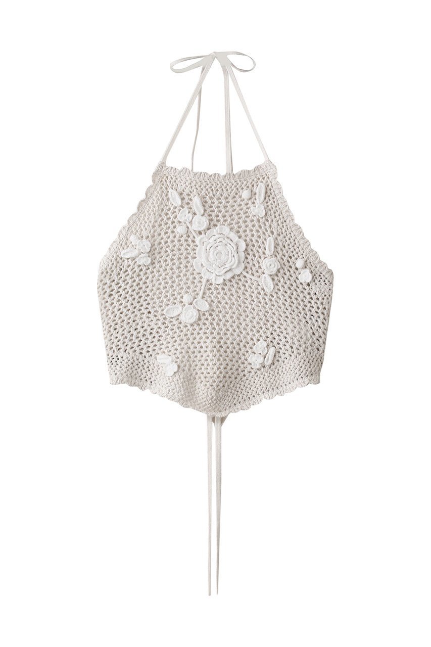 【メゾンスペシャル/MAISON SPECIAL】のMotif Bustier/モチーフビスチェ インテリア・キッズ・メンズ・レディースファッション・服の通販 founy(ファニー) 　ファッション　Fashion　レディースファッション　Fashion for Women　トップス・カットソー　Cut & Sew Tops　キャミソール&ノースリーブ　Camisoles & Sleeveless Tops　シャツ・ブラウス・オフィスカジュアル　Elegant Blouses & Button-Ups　ビスチェ　Bustiers & Corset Tops / Layered Bustier Style　かぎ針　Crochet　セットアップ　Set-Up, Coordinated Outfit　手編み　Hand-Knitted, Handmade Knit　ノースリーブ　Sleeveless, No-Sleeve　メッシュ　Mesh, Net Fabric　モチーフ　Motif, Design Theme　おすすめ　Recommended / Our Picks　WHT(ホワイト)|ID: prp329100004464615 ipo3291000000032838085