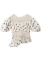 【メゾンスペシャル/MAISON SPECIAL】の2way Sleeve Dot Ruffle Blouse/2WAYスリーブドットフリルブラウス MLT1(マルチカラー)|ID: prp329100004464617 ipo3291000000036391093