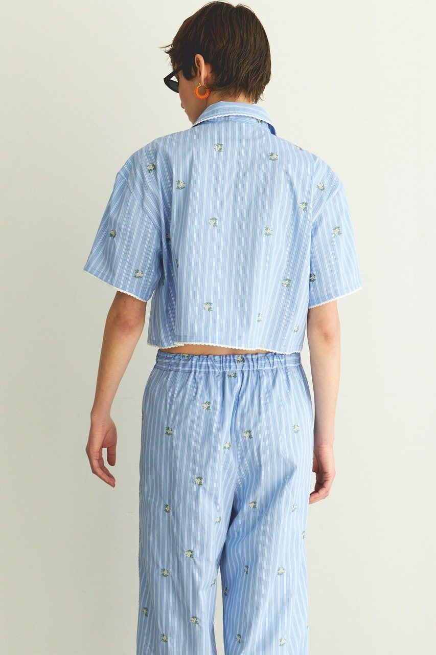 【メゾンスペシャル/MAISON SPECIAL】のPajama Shirt/パジャマシャツ 人気、トレンドファッション・服の通販 founy(ファニー) 　ファッション　Fashion　レディースファッション　WOMEN　トップス・カットソー　Tops/Tshirt　シャツ/ブラウス　Shirts/Blouses　ショート　Short　ストライプ　Stripe　スリーブ　Sleeve　セットアップ　Set Up　バランス　Balance　パジャマ　Pajamas　モチーフ　Motif　リラックス　Relax　ワイド　Wide　再入荷　Restock/Back In Stock/Re Arrival　おすすめ　Recommend　other-7|ID: prp329100004464624 ipo3291000000031323556