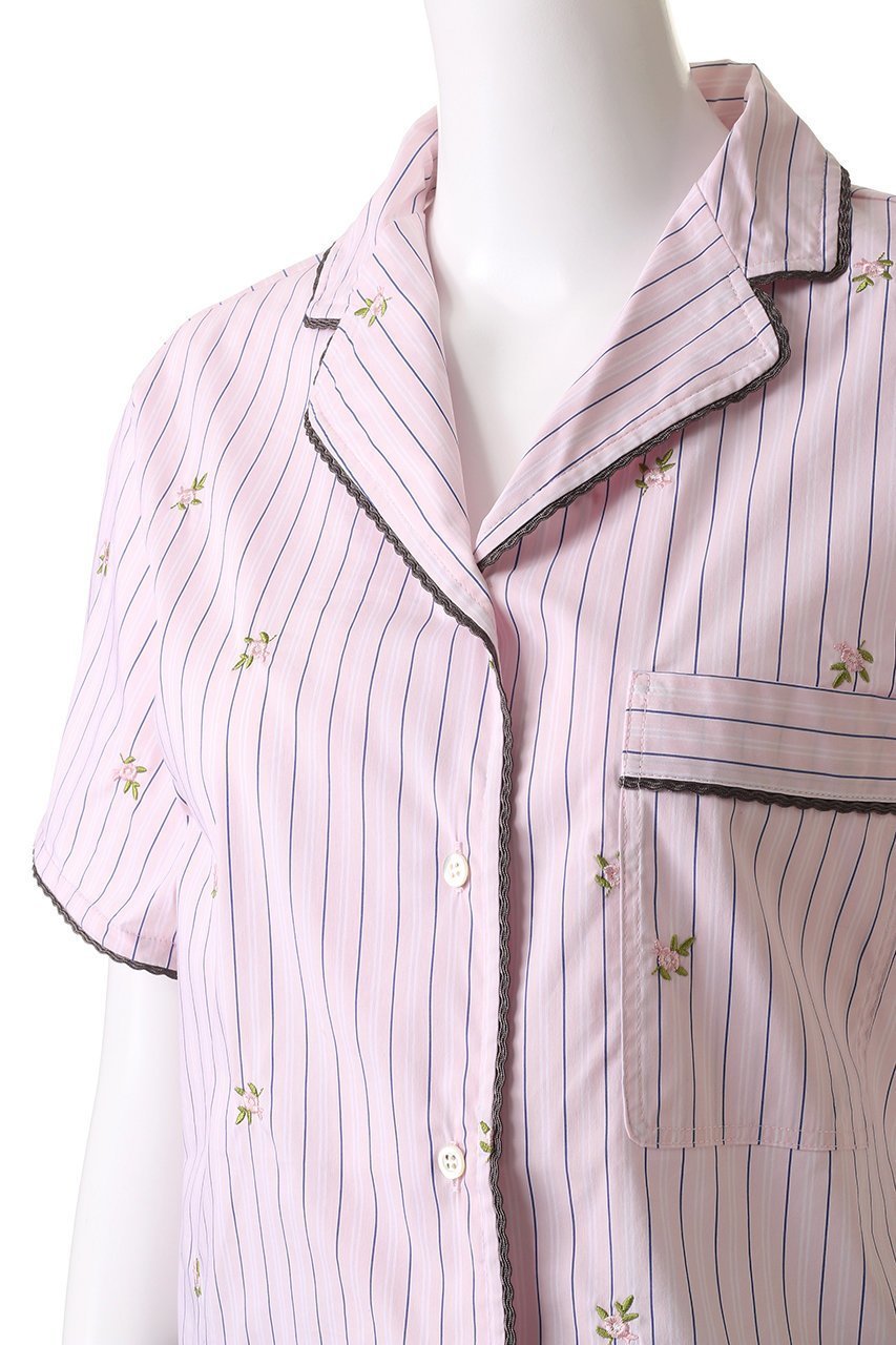 【メゾンスペシャル/MAISON SPECIAL】のPajama Shirt/パジャマシャツ 人気、トレンドファッション・服の通販 founy(ファニー) 　ファッション　Fashion　レディースファッション　WOMEN　トップス・カットソー　Tops/Tshirt　シャツ/ブラウス　Shirts/Blouses　ショート　Short　ストライプ　Stripe　スリーブ　Sleeve　セットアップ　Set Up　バランス　Balance　パジャマ　Pajamas　モチーフ　Motif　リラックス　Relax　ワイド　Wide　再入荷　Restock/Back In Stock/Re Arrival　おすすめ　Recommend　other-8|ID: prp329100004464624 ipo3291000000031929342
