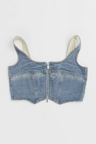 【メゾンスペシャル/MAISON SPECIAL】のStuds Denim Bustier/スタッズデニムビスチェ BLU(ブルー)|ID: prp329100004464625 ipo3291000000031236604