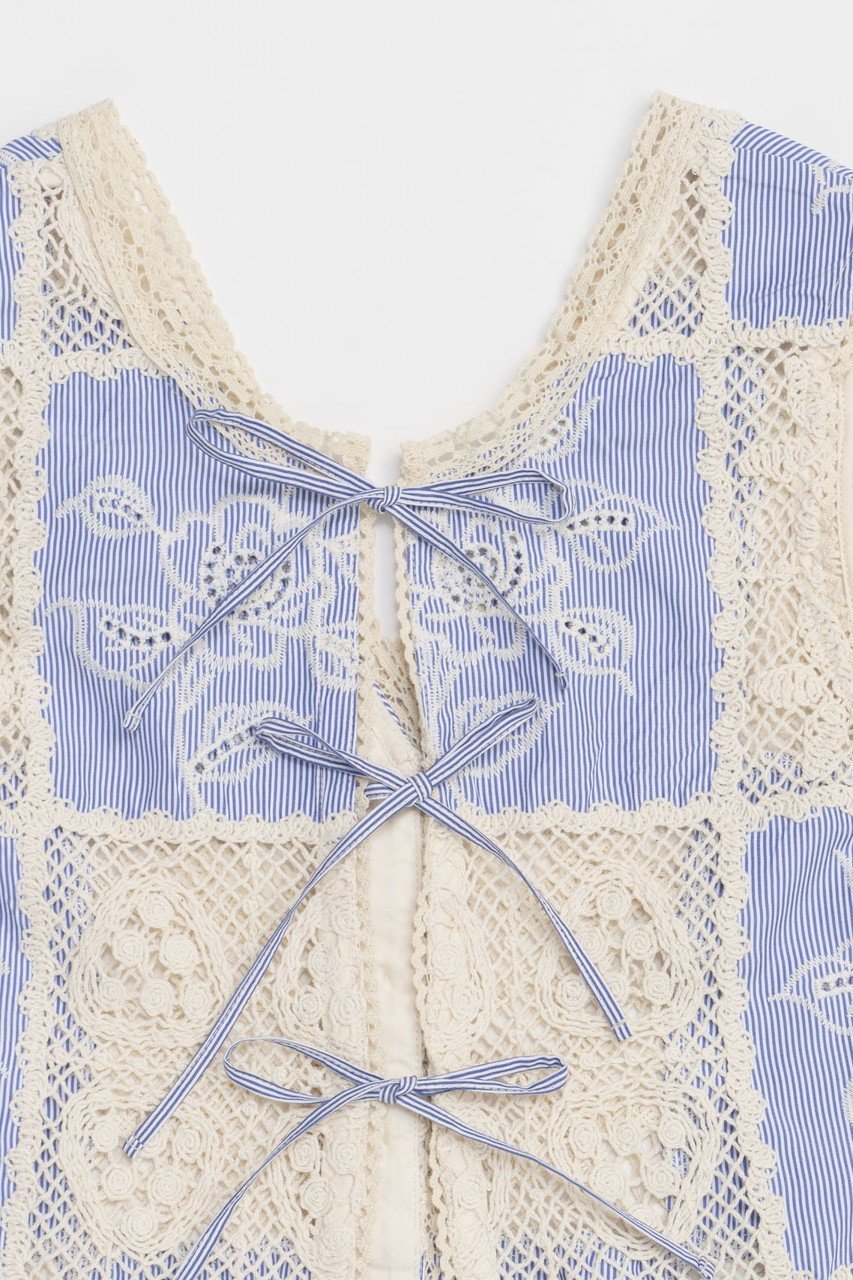 【メゾンスペシャル/MAISON SPECIAL】の2way Embroidery Vest/2WAYエンブロイダリーベスト 人気、トレンドファッション・服の通販 founy(ファニー) 　ファッション　Fashion　レディースファッション　WOMEN　アウター　Coat Outerwear　ジャケット　Jackets　かぎ針　Crochet　コンパクト　Compact　ジャケット　Jacket　セットアップ　Set Up　ドッキング　Docking　フラワー　Flower　ブロック　Block　ベスト　Vest　モチーフ　Motif　再入荷　Restock/Back In Stock/Re Arrival　おすすめ　Recommend　other-2|ID: prp329100004464626 ipo3291000000031249192