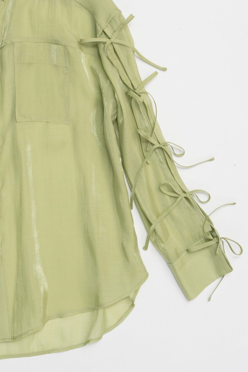 【メゾンスペシャル/MAISON SPECIAL】のOversize Shear Ribbon Shirt/オーバーシアーリボンシャツ 人気、トレンドファッション・服の通販 founy(ファニー) 　ファッション　Fashion　レディースファッション　WOMEN　トップス・カットソー　Tops/Tshirt　シャツ/ブラウス　Shirts/Blouses　エアリー　Airy　キャミソール　Camisole　ショート　Short　スリーブ　Sleeve　タンク　Tank　ポケット　Pocket　羽織　Haori　リボン　Ribbon　夏　Summer　other-3|ID: prp329100004464627 ipo3291000000031249200