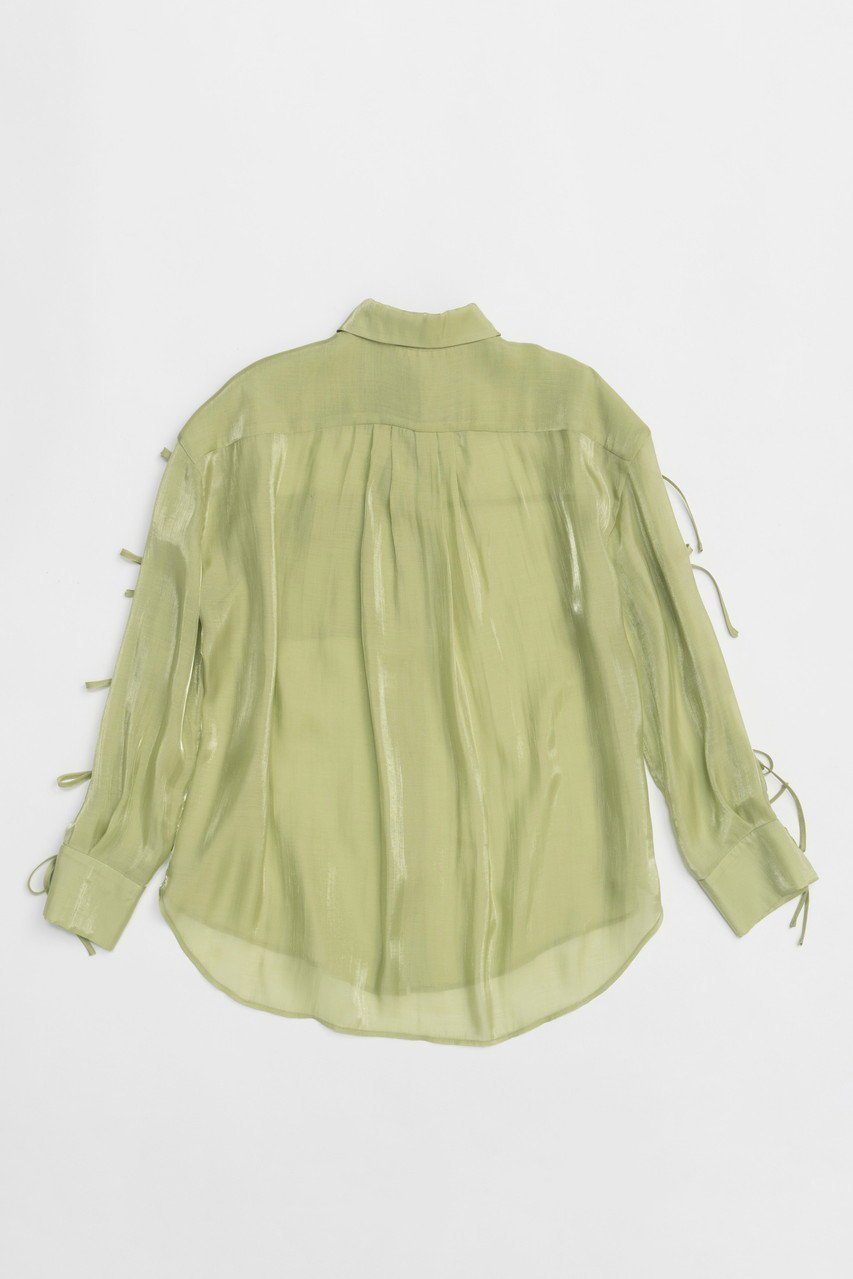 【メゾンスペシャル/MAISON SPECIAL】のOversize Shear Ribbon Shirt/オーバーシアーリボンシャツ 人気、トレンドファッション・服の通販 founy(ファニー) 　ファッション　Fashion　レディースファッション　WOMEN　トップス・カットソー　Tops/Tshirt　シャツ/ブラウス　Shirts/Blouses　エアリー　Airy　キャミソール　Camisole　ショート　Short　スリーブ　Sleeve　タンク　Tank　ポケット　Pocket　羽織　Haori　リボン　Ribbon　夏　Summer　other-4|ID: prp329100004464627 ipo3291000000031249202