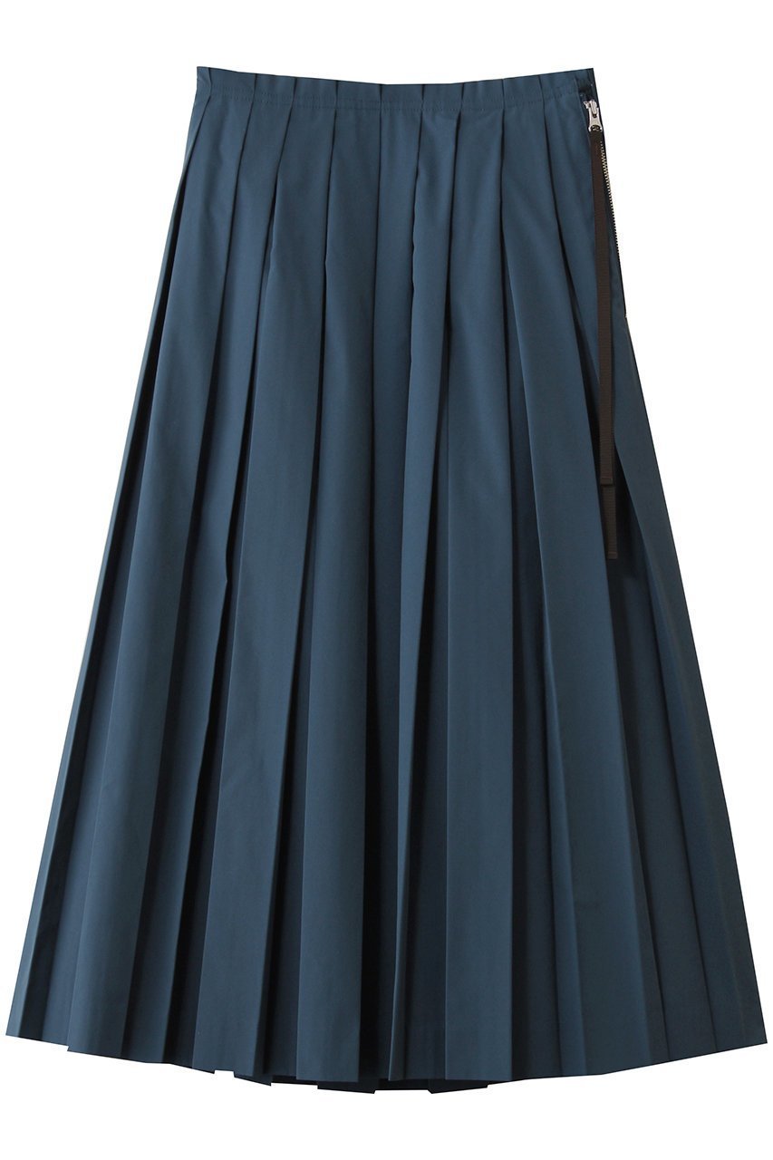 【ランバン オン ブルー/LANVIN en Bleu】のタイプライタープリーツスカート 人気、トレンドファッション・服の通販 founy(ファニー) 　ファッション　Fashion　レディースファッション　Fashion for Women　スカート　Skirts　プリーツスカート / 上品フェミニンスタイル　Pleated Skirts　ロングスカート　Long Skirts / Maxi & Midi Skirts　2026年　2026　タイプライター　Typewriter Fabric, Crisp Cotton　フォルム　Silhouette, Form　プリーツ　Pleats, Pleated　ロング　Long, Long-Length　エレガント 上品　Elegant　夏　Summer　春　Spring　S/S・春夏　SS, Spring/Summer, Warm Season　軽量　Lightweight, Ultra Light　 other-1|ID: prp329100004464629 ipo3291000000034968903