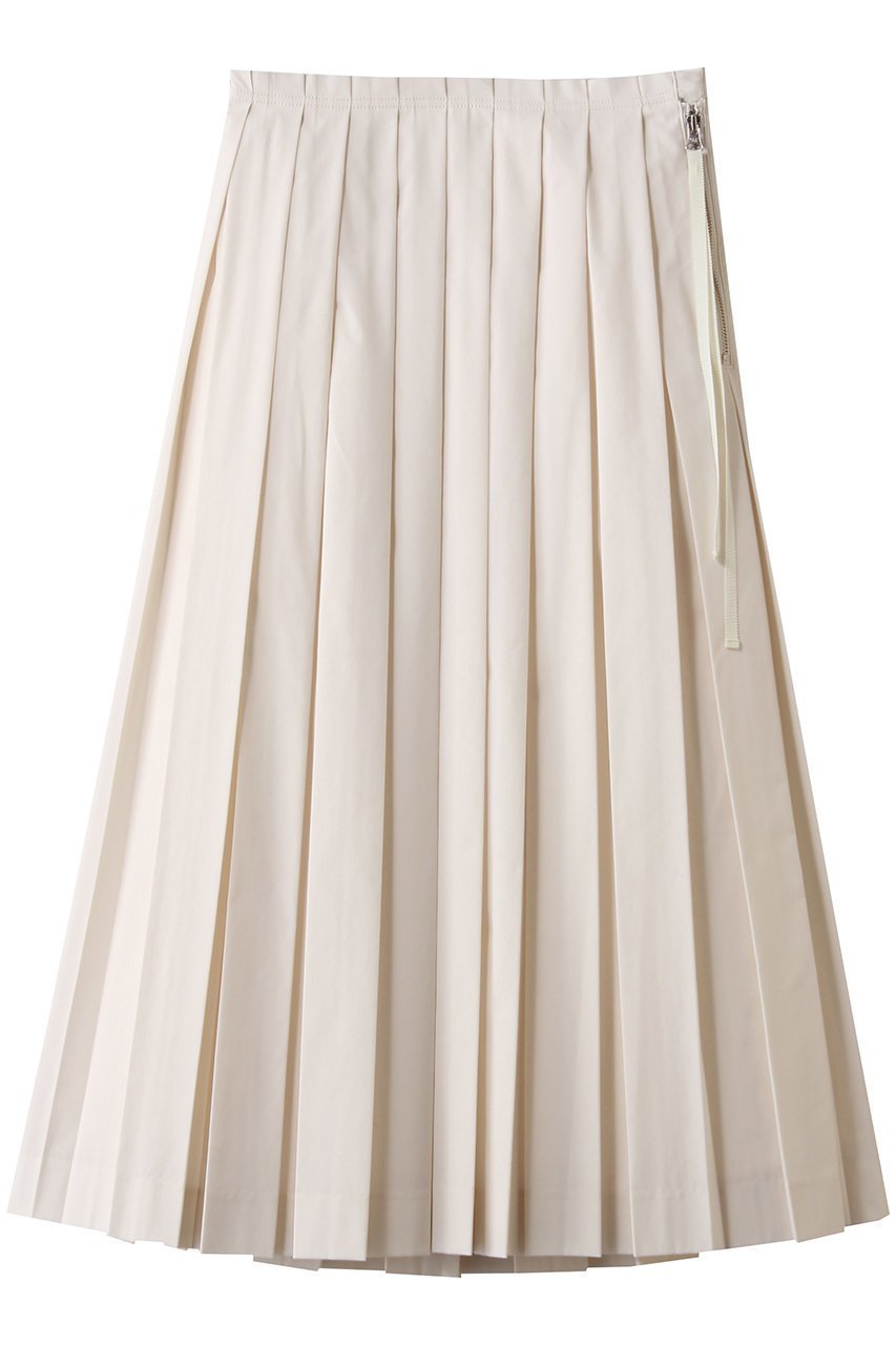 【ランバン オン ブルー/LANVIN en Bleu】のタイプライタープリーツスカート インテリア・キッズ・メンズ・レディースファッション・服の通販 founy(ファニー) ファッション Fashion レディースファッション Fashion for Women スカート Skirts プリーツスカート / 上品フェミニンスタイル Pleated Skirts ロングスカート Long Skirts / Maxi & Midi Skirts タイプライター Typewriter Fabric, Crisp Cotton フォルム Silhouette, Form プリーツ Pleats, Pleated ロング Long, Long-Length エレガント 上品 Elegant 軽量 Lightweight, Ultra Light オフ|ID: prp329100004464629 ipo3291000000036160759