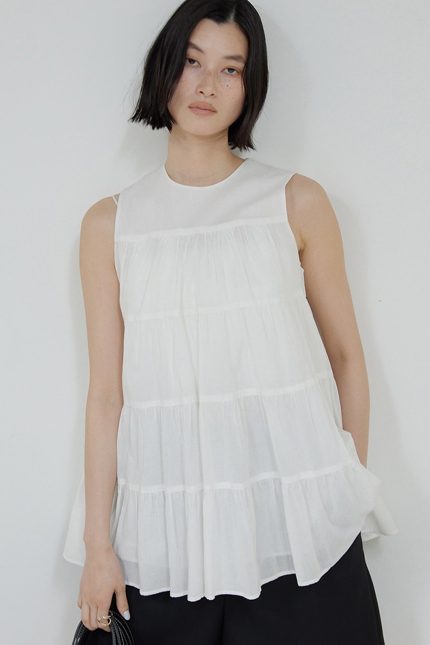 【ガリャルダガランテ/GALLARDAGALANTE】の【MARIHA】ミューズのブラウス 人気、トレンドファッション・服の通販 founy(ファニー) 　ファッション　Fashion　レディースファッション　Fashion for Women　トップス・カットソー　Cut & Sew Tops　キャミソール&ノースリーブ　Camisoles & Sleeveless Tops　シャツ・ブラウス・オフィスカジュアル　Elegant Blouses & Button-Ups　アクセサリー　Fashion Accessories　エレガント 上品　Elegant　コレクション　Collection, Seasonal Line　ジュエリー　Jewelry, Accessories　ノースリーブ　Sleeveless, No-Sleeve　バランス　Balance, Style Balance　other-6|ID: prp329100004464634 ipo3291000000032837828