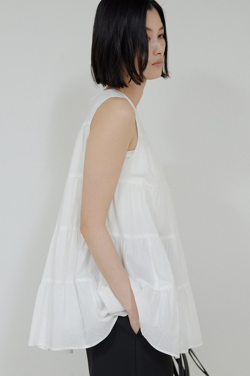 【ガリャルダガランテ/GALLARDAGALANTE】の【MARIHA】ミューズのブラウス 人気、トレンドファッション・服の通販 founy(ファニー) 　ファッション　Fashion　レディースファッション　Fashion for Women　トップス・カットソー　Cut & Sew Tops　キャミソール&ノースリーブ　Camisoles & Sleeveless Tops　シャツ・ブラウス・オフィスカジュアル　Elegant Blouses & Button-Ups　アクセサリー　Fashion Accessories　エレガント 上品　Elegant　コレクション　Collection, Seasonal Line　ジュエリー　Jewelry, Accessories　ノースリーブ　Sleeveless, No-Sleeve　バランス　Balance, Style Balance　other-7|ID: prp329100004464634 ipo3291000000032837833