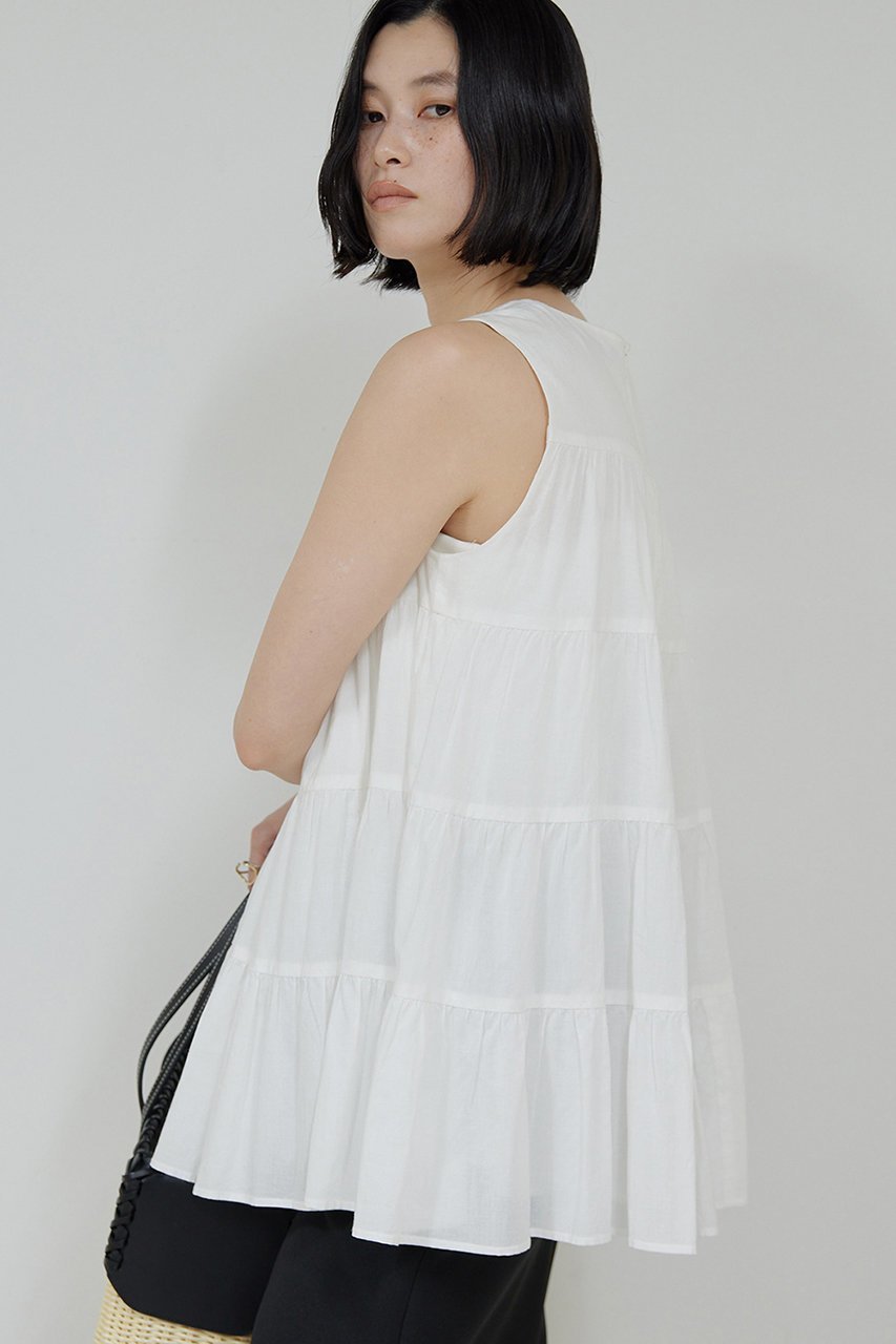 【ガリャルダガランテ/GALLARDAGALANTE】の【MARIHA】ミューズのブラウス 人気、トレンドファッション・服の通販 founy(ファニー) 　ファッション　Fashion　レディースファッション　Fashion for Women　トップス・カットソー　Cut & Sew Tops　キャミソール&ノースリーブ　Camisoles & Sleeveless Tops　シャツ・ブラウス・オフィスカジュアル　Elegant Blouses & Button-Ups　アクセサリー　Fashion Accessories　エレガント 上品　Elegant　コレクション　Collection, Seasonal Line　ジュエリー　Jewelry, Accessories　ノースリーブ　Sleeveless, No-Sleeve　バランス　Balance, Style Balance　other-8|ID: prp329100004464634 ipo3291000000032837839