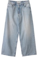 【マザー/MOTHER】の【SUPERIOR】THE SPINNER ZIP ANKLE ワイドストレートデニム(BKP) 人気、トレンドファッション・服の通販 founy(ファニー) ファッション Fashion レディースファッション Fashion for Women パンツ Pants & Trousers デニムパンツ・ジーンズ・美脚デニム Denim Jeans & Pants アンクル Ankle-Length Design ストレート Straight, Straight Cut デニム Denim, Jeans Material トレンド Trend, Trending Now リラックス Relax, Relaxed Fit ワイド Wide, Wide Fit 再入荷 Restock / Back in Stock |ID:prp329100004464638