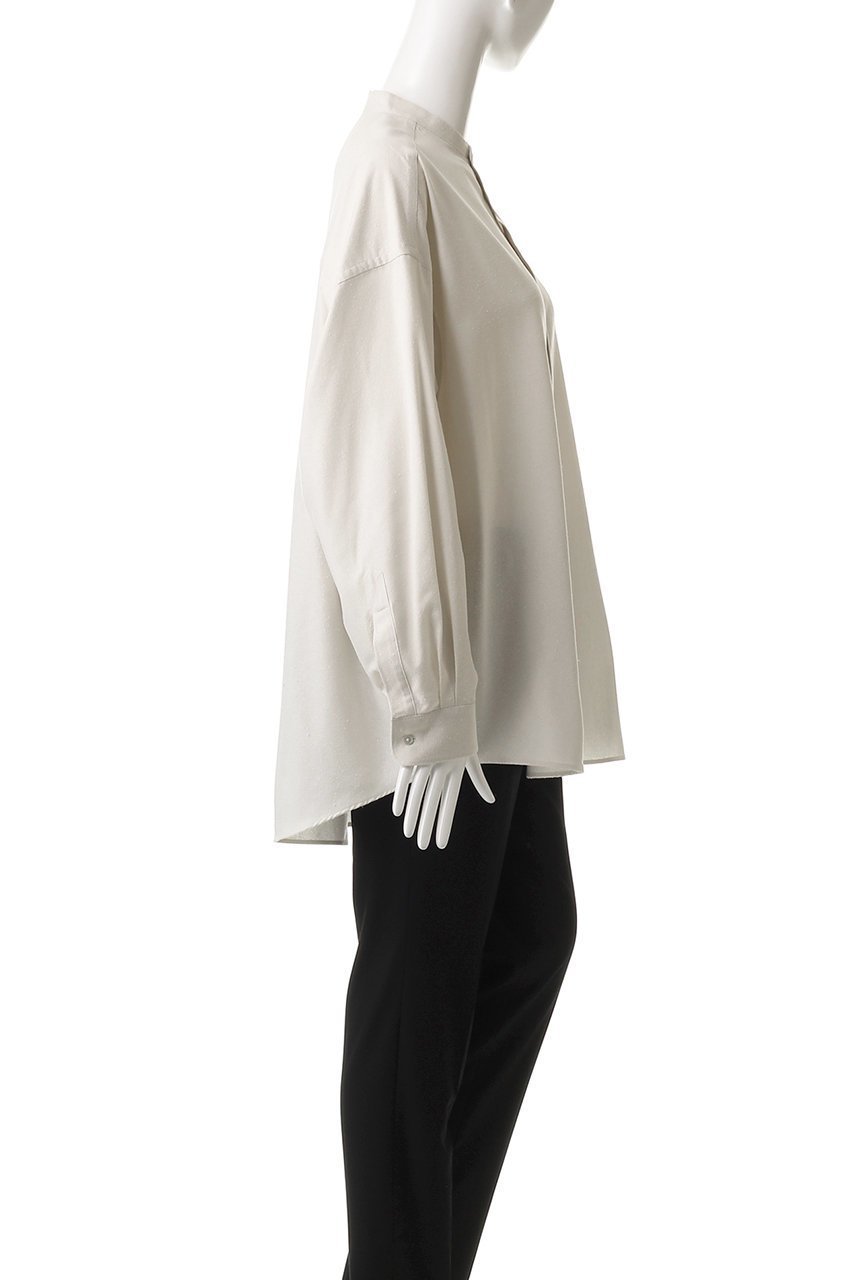 【グラフペーパー/Graphpaper】のSilk Noil Viscose Band Collar Shirt/シャツ 人気、トレンドファッション・服の通販 founy(ファニー) 　ファッション　Fashion　レディースファッション　WOMEN　トップス・カットソー　Tops/Tshirt　シャツ/ブラウス　Shirts/Blouses　ショルダー　Shoulder　スリーブ　Sleeve　ドロップ　Drop　ロング　Long　other-3|ID: prp329100004464642 ipo3291000000031249283