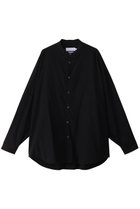 【グラフペーパー/Graphpaper】のSilk Noil Viscose Band Collar Shirt/シャツ 人気、トレンドファッション・服の通販 founy(ファニー) ファッション Fashion レディースファッション Fashion for Women トップス・カットソー Cut & Sew Tops シャツ・ブラウス・オフィスカジュアル Elegant Blouses & Button-Ups ショルダー Shoulder, Shoulder Strap スリーブ Sleeve, Long Sleeve / Short Sleeve ドロップ Drop Shoulder, Dropped Style ロング Long, Long-Length thumbnail ブラック|ID: prp329100004464642 ipo3291000000034955488