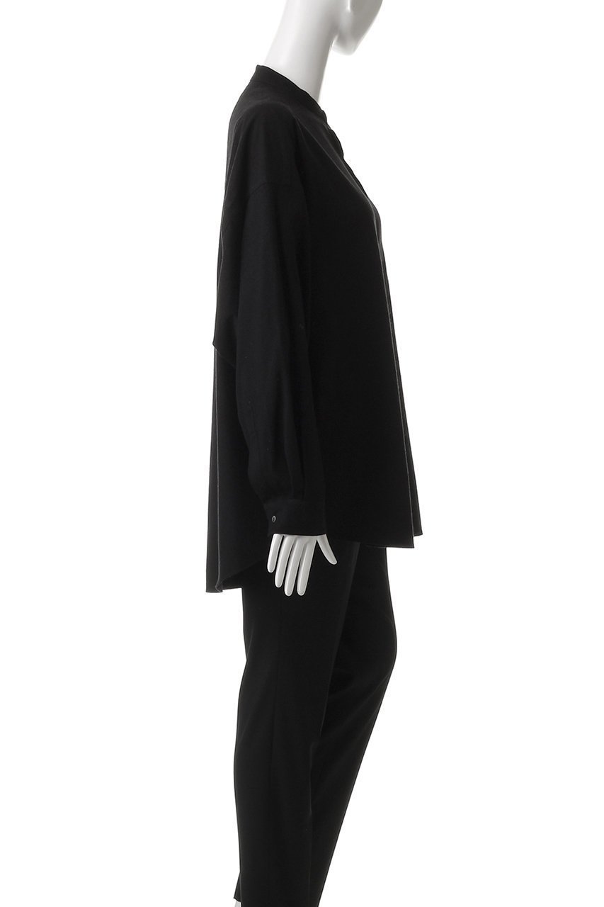 【グラフペーパー/Graphpaper】のSilk Noil Viscose Band Collar Shirt/シャツ 人気、トレンドファッション・服の通販 founy(ファニー) 　ファッション　Fashion　レディースファッション　Fashion for Women　トップス・カットソー　Cut & Sew Tops　シャツ・ブラウス・オフィスカジュアル　Elegant Blouses & Button-Ups　ショルダー　Shoulder, Shoulder Strap　スリーブ　Sleeve, Long Sleeve / Short Sleeve　ドロップ　Drop Shoulder, Dropped Style　ロング　Long, Long-Length　other-3|ID: prp329100004464642 ipo3291000000034955490
