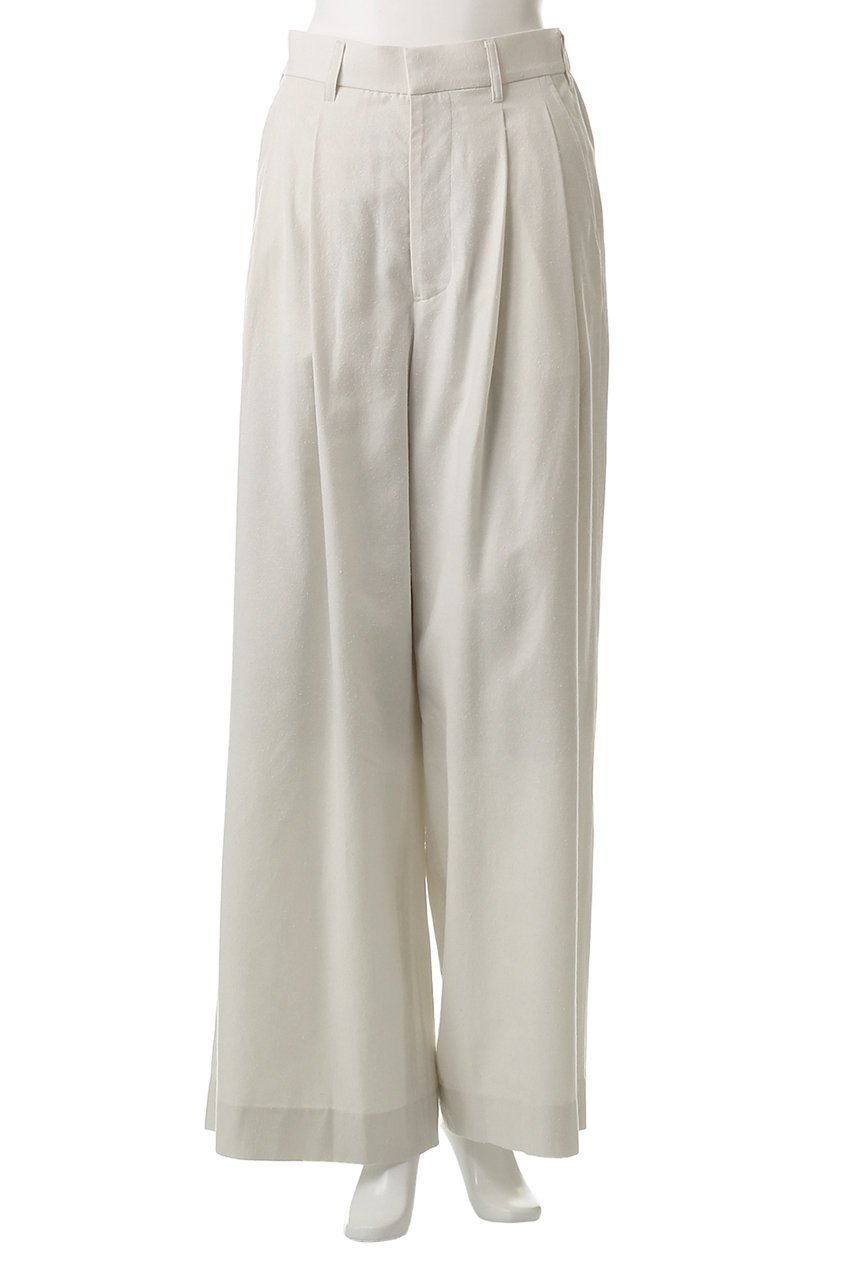 【グラフペーパー/Graphpaper】のSilk Noil Viscose Two Tuck Wide Pants/パンツ 人気、トレンドファッション・服の通販 founy(ファニー) 　ファッション　Fashion　レディースファッション　WOMEN　パンツ　Pants　ロング　Long　ワイド　Wide　定番　Standard　other-2|ID: prp329100004464643 ipo3291000000031249287