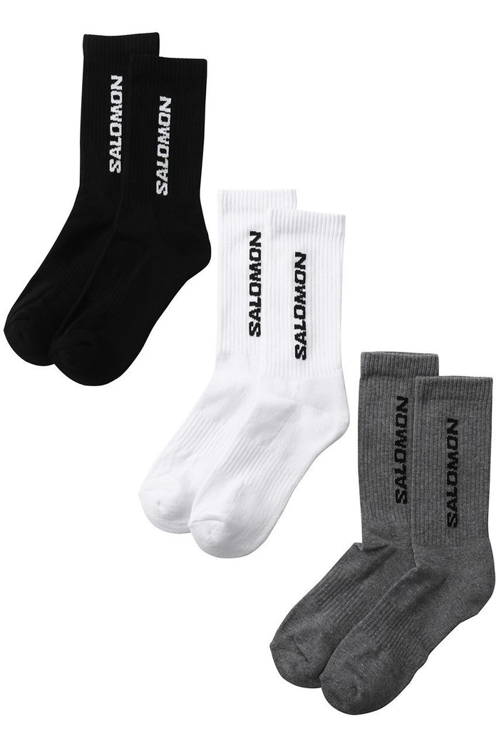 【サロモン/Salomon】のEVERYDAY CREW 3-PACK ソックス インテリア・キッズ・メンズ・レディースファッション・服の通販 founy(ファニー) https://founy.com/ ファッション Fashion レディースファッション Fashion for Women ソックス&靴下 Socks & Hosiery レッグウェア・ストッキング Legwear & Hosiery ユニセックス Unisex, Genderless クラシック Classic, Timeless Style ソックス Socks, Hosiery ベーシック Basic, Essential |ID: prp329100004464644 ipo3291000000032802121