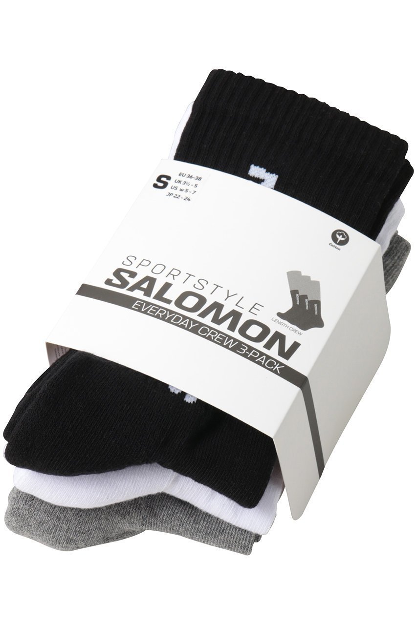 【サロモン/Salomon】のEVERYDAY CREW 3-PACK ソックス 人気、トレンドファッション・服の通販 founy(ファニー) 　ファッション　Fashion　レディースファッション　Fashion for Women　ソックス&靴下　Socks & Hosiery　レッグウェア・ストッキング　Legwear & Hosiery　2026年　2026　ユニセックス　Unisex, Genderless　シンプル　Simple, Minimal　ソックス　Socks, Hosiery　フィット　Fit, Slim Fit　夏　Summer　春　Spring　S/S・春夏　SS, Spring/Summer, Warm Season　other-4|ID: prp329100004464644 ipo3291000000035719323