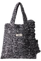 【ウーア/Uhr】の【ELLE SHOP限定】ナイロンタフタショルダー付き ミニスパンコールバッグ シルバー|ID: prp329100004464646 ipo3291000000032778129