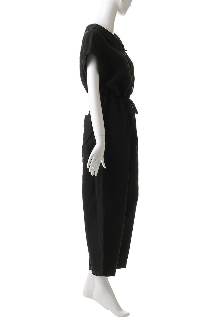 【ネストローブ/nest Robe】のリネン衿付きサロペット 人気、トレンドファッション・服の通販 founy(ファニー) 　ファッション　Fashion　レディースファッション　WOMEN　おすすめ　Recommend　インナー　Inner　カットソー　Cut And Sew　サロペット　Overalls　サンダル　Sandals　シンプル　Simple　テーパード　Tapered　バランス　Balance　リネン　Linen　ワイド　Wide　定番　Standard　other-3|ID: prp329100004464649 ipo3291000000031249323