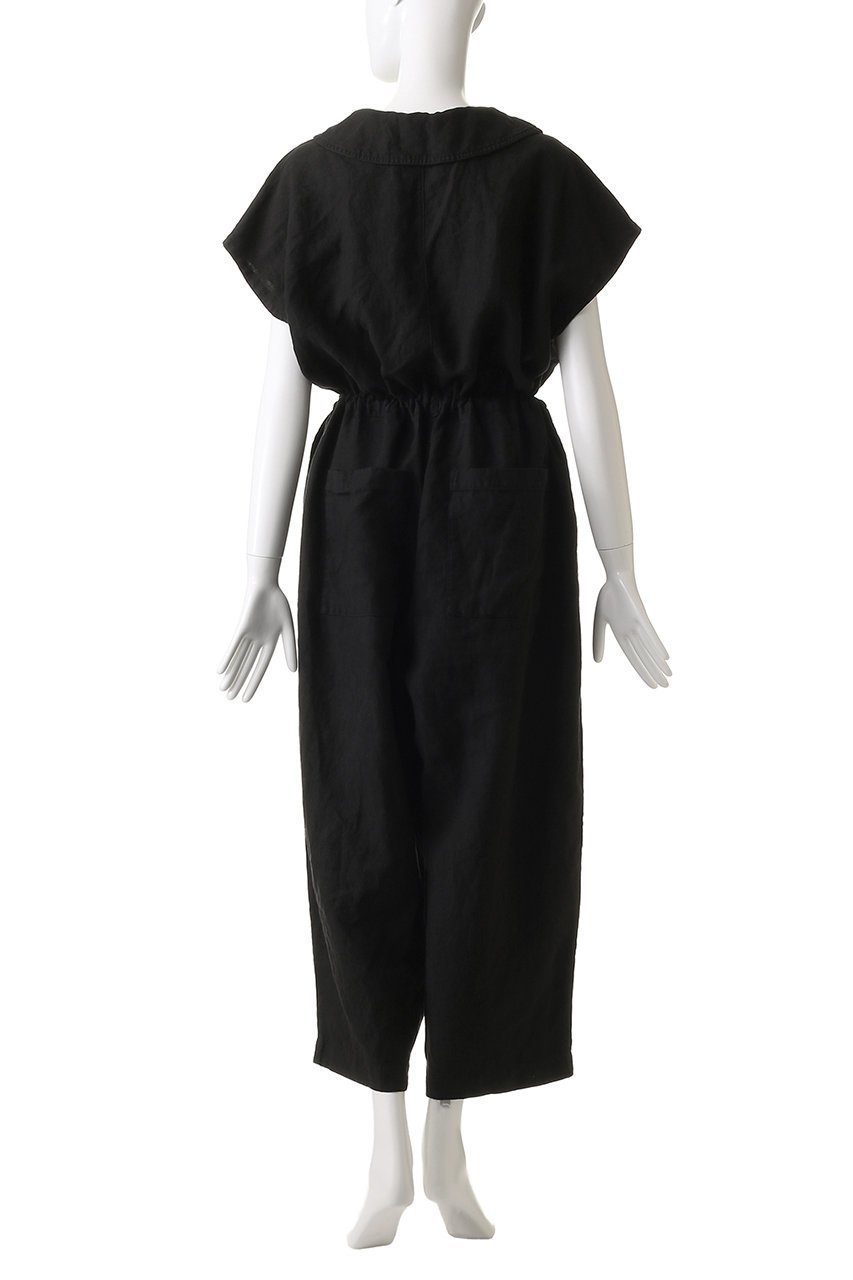 【ネストローブ/nest Robe】のリネン衿付きサロペット 人気、トレンドファッション・服の通販 founy(ファニー) 　ファッション　Fashion　レディースファッション　WOMEN　おすすめ　Recommend　インナー　Inner　カットソー　Cut And Sew　サロペット　Overalls　サンダル　Sandals　シンプル　Simple　テーパード　Tapered　バランス　Balance　リネン　Linen　ワイド　Wide　定番　Standard　other-4|ID: prp329100004464649 ipo3291000000031249325