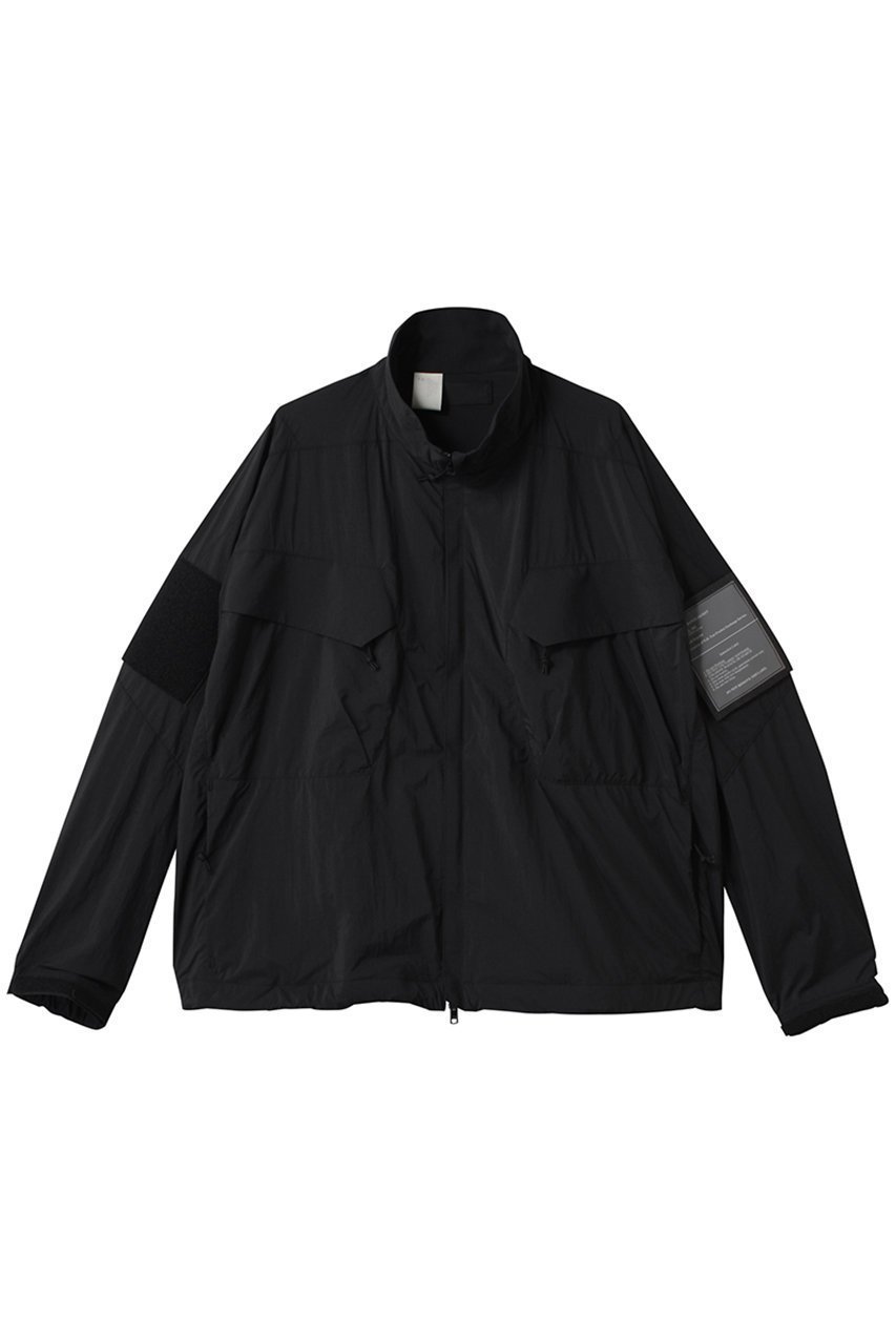 【エヌ.ハリウッド/N.HOOLYWOOD / MEN】の【MEN】【EXCHANGE SERVICE】スタンドカラーブルゾン インテリア・キッズ・メンズ・レディースファッション・服の通販 founy(ファニー) 　ファッション　Fashion　メンズファッション　Fashion for Men　ジャケット　Jacket, Outerwear　スタンド　Stand Collar, Upright Stand　スポーティ　Sporty, Casual Athletic　スリーブ　Sleeve, Long Sleeve / Short Sleeve　バランス　Balance, Style Balance　ブルゾン　Blouson, Bomber Jacket　ポケット　Pocket, Pocket Detail　軽量　Lightweight, Ultra Light　ブラック|ID: prp329100004464651 ipo3291000000032955265