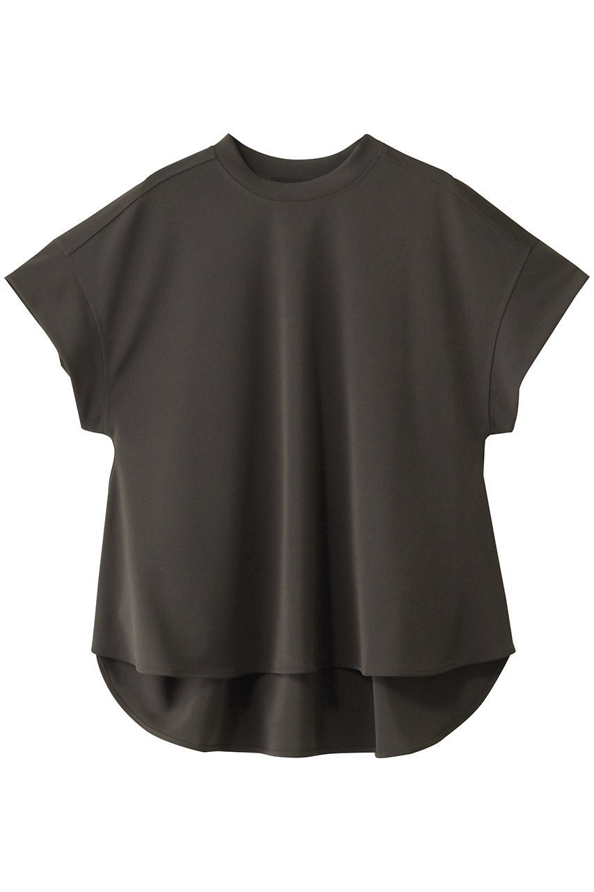 【フローレント/FLORENT】のストレッチ スタンドカラー トップス 人気、トレンドファッション・服の通販 founy(ファニー) ファッション Fashion レディースファッション Fashion for Women トップス・カットソー Cut & Sew Tops シャツ・ブラウス・オフィスカジュアル Elegant Blouses & Button-Ups ロングTシャツ・Tシャツ Longline T-Shirts & Tees カットソー・ベーシックTシャツ Cut-and-Sewn Tops / Stretch Tees & Basics ギャザー Gathered, Ruffled ショート Short, Short Length スタンド Stand Collar, Upright Stand ストレッチ Stretch, Stretchy Fabric スリーブ Sleeve, Long Sleeve / Short Sleeve フェミニン Feminine, Girly フロント Front, Front Design 夏 Summer 春 Spring S/S・春夏 SS, Spring/Summer, Warm Season other-1|ID: prp329100004464655 ipo3291000000032796134