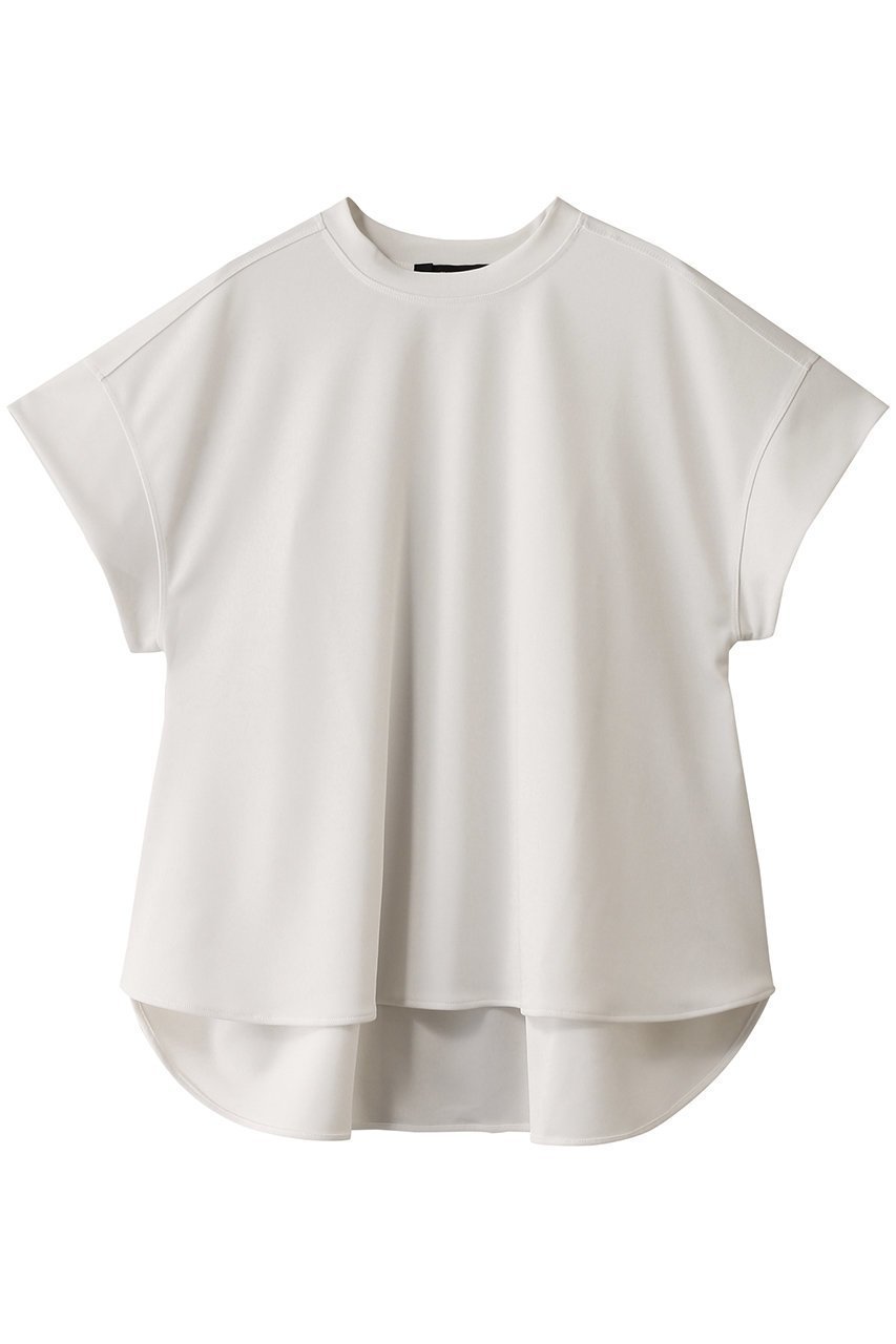 【フローレント/FLORENT】のストレッチ スタンドカラー トップス インテリア・キッズ・メンズ・レディースファッション・服の通販 founy(ファニー) ファッション Fashion レディースファッション Fashion for Women トップス・カットソー Cut & Sew Tops シャツ・ブラウス・オフィスカジュアル Elegant Blouses & Button-Ups ロングTシャツ・Tシャツ Longline T-Shirts & Tees カットソー・ベーシックTシャツ Cut-and-Sewn Tops / Stretch Tees & Basics ギャザー Gathered, Ruffled ショート Short, Short Length スタンド Stand Collar, Upright Stand ストレッチ Stretch, Stretchy Fabric スリーブ Sleeve, Long Sleeve / Short Sleeve フェミニン Feminine, Girly フロント Front, Front Design 夏 Summer 春 Spring S/S・春夏 SS, Spring/Summer, Warm Season アイボリー|ID: prp329100004464655 ipo3291000000032796140
