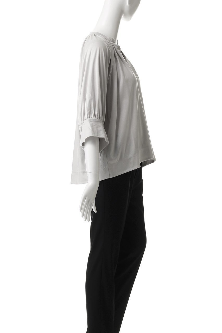 【フローレント/FLORENT】のスキッパー トップス 人気、トレンドファッション・服の通販 founy(ファニー) 　ファッション　Fashion　レディースファッション　WOMEN　トップス・カットソー　Tops/Tshirt　シャツ/ブラウス　Shirts/Blouses　ロング / Tシャツ　T-Shirts　カットソー　Cut and Sewn　エレガント 上品　Elegant　ギャザー　Gather　ショート　Short　スキッパー　Skipper　スリーブ　Sleeve　フェミニン　Feminine　定番　Standard　other-3|ID: prp329100004464656 ipo3291000000031249356