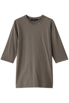 【フローレント/FLORENT】のコットンリネン ハーフスリーブカットソー 人気、トレンドファッション・服の通販 founy(ファニー) ファッション Fashion レディースファッション Fashion for Women トップス・カットソー Cut & Sew Tops シャツ・ブラウス・オフィスカジュアル Elegant Blouses & Button-Ups ロングTシャツ・Tシャツ Longline T-Shirts & Tees カットソー・ベーシックTシャツ Cut-and-Sewn Tops / Stretch Tees & Basics インナー Innerwear カットソー Cut and Sewn Top ショート Short, Short Length スリーブ Sleeve, Long Sleeve / Short Sleeve ハーフ Half, Half-Length リネン Linen, Linen Fabric ロング Long, Long-Length thumbnail グレー|ID: prp329100004464657 ipo3291000000032856677