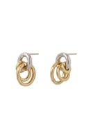 【ローラロンバルディ/LAURA LOMBARDI】のTwo Tone Aria ピアス 人気、トレンドファッション・服の通販 founy(ファニー) ファッション Fashion レディースファッション WOMEN ジュエリー Jewelry リング Rings イヤリング Earrings イヤリング Earrings オケージョン Occasion シルバー Silver シンプル Simple フォルム Form モチーフ Motif |ID:prp329100004464663