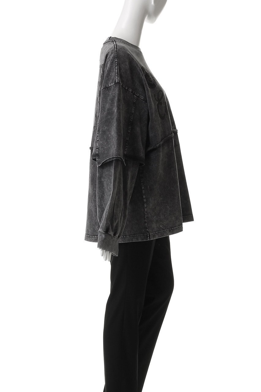 【メゾンスペシャル/MAISON SPECIAL】の【UNISEX】HYPNOSE加工ロンT ④ CAPTIVATE 人気、トレンドファッション・服の通販 founy(ファニー) 　ファッション　Fashion　レディースファッション　WOMEN　トップス・カットソー　Tops/Tshirt　シャツ/ブラウス　Shirts/Blouses　ロング / Tシャツ　T-Shirts　カットソー　Cut and Sewn　ユニセックス　Unisex　スリーブ　Sleeve　フロント　Front　ロング　Long　other-3|ID: prp329100004464668 ipo3291000000031249420