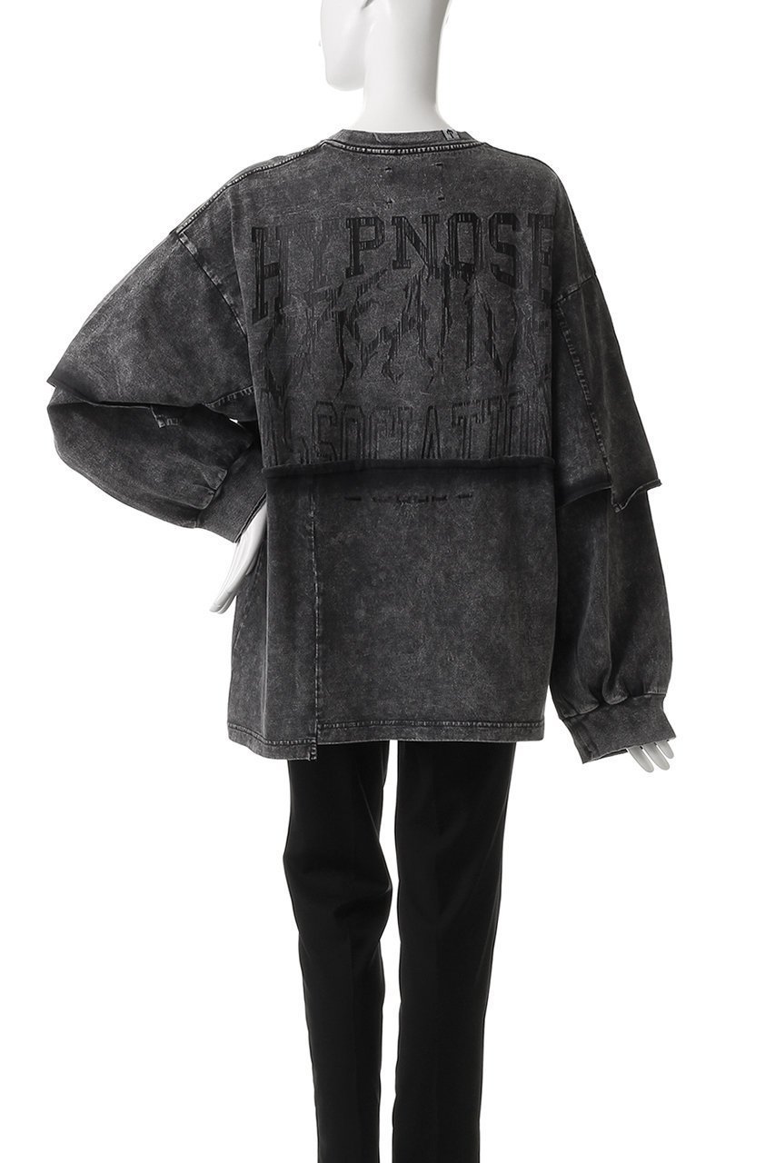 【メゾンスペシャル/MAISON SPECIAL】の【UNISEX】HYPNOSE加工ロンT ④ CAPTIVATE 人気、トレンドファッション・服の通販 founy(ファニー) 　ファッション　Fashion　レディースファッション　WOMEN　トップス・カットソー　Tops/Tshirt　シャツ/ブラウス　Shirts/Blouses　ロング / Tシャツ　T-Shirts　カットソー　Cut and Sewn　ユニセックス　Unisex　スリーブ　Sleeve　フロント　Front　ロング　Long　other-4|ID: prp329100004464668 ipo3291000000031249422