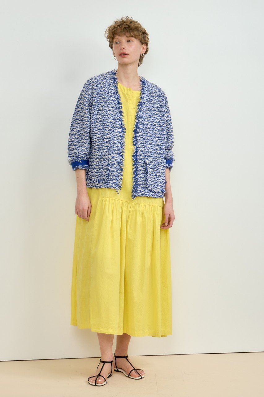 【ハウス オブ ロータス/HOUSE OF LOTUS】のミックスツイードノーカラーカーディガン 人気、トレンドファッション・服の通販 founy(ファニー) 　ファッション　Fashion　レディースファッション　Fashion for Women　トップス・カットソー　Cut & Sew Tops　ニット　Knit Tops & Sweaters　カーディガン・羽織り　Layered Style Cardigans　アクリル　Acrylic Material　カーディガン　Cardigan, Knitwear　ジャケット　Jacket, Outerwear　ツイード　Twill, Twill Weave　エレガント 上品　Elegant　other-6|ID: prp329100004464671 ipo3291000000031604083