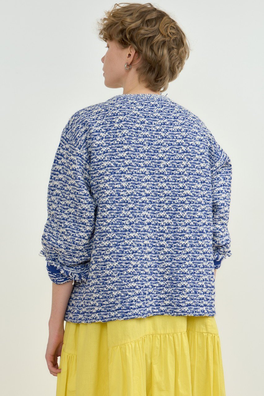 【ハウス オブ ロータス/HOUSE OF LOTUS】のミックスツイードノーカラーカーディガン 人気、トレンドファッション・服の通販 founy(ファニー) 　ファッション　Fashion　レディースファッション　Fashion for Women　トップス・カットソー　Cut & Sew Tops　ニット　Knit Tops & Sweaters　カーディガン・羽織り　Layered Style Cardigans　アクリル　Acrylic Material　カーディガン　Cardigan, Knitwear　ジャケット　Jacket, Outerwear　ツイード　Twill, Twill Weave　エレガント 上品　Elegant　other-8|ID: prp329100004464671 ipo3291000000031604085