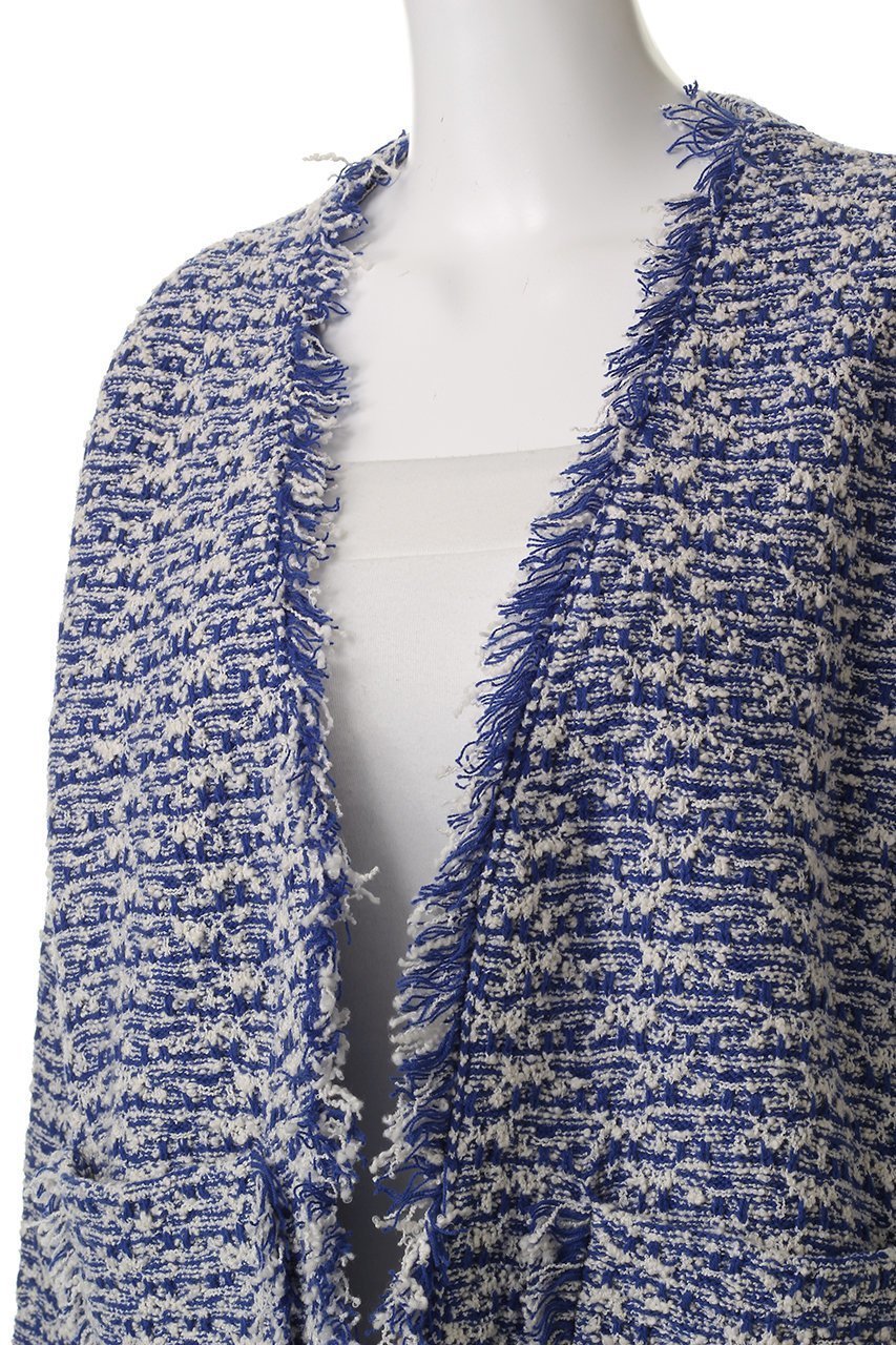 【ハウス オブ ロータス/HOUSE OF LOTUS】のミックスツイードノーカラーカーディガン 人気、トレンドファッション・服の通販 founy(ファニー) 　ファッション　Fashion　レディースファッション　Fashion for Women　トップス・カットソー　Cut & Sew Tops　ニット　Knit Tops & Sweaters　カーディガン・羽織り　Layered Style Cardigans　アクリル　Acrylic Material　カーディガン　Cardigan, Knitwear　ジャケット　Jacket, Outerwear　ツイード　Twill, Twill Weave　エレガント 上品　Elegant　other-5|ID: prp329100004464671 ipo3291000000035690765