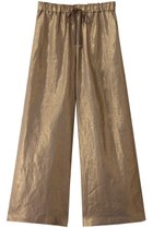 【プルミエ アロンディスモン/1er Arrondissement】のフォイルプリントリネンパンツ ゴールド|ID: prp329100004464672 ipo3291000000035380198