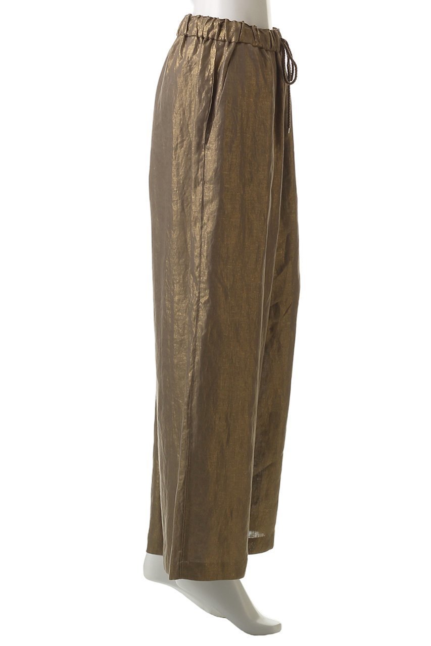 【プルミエ アロンディスモン/1er Arrondissement】のフォイルプリントリネンパンツ 人気、トレンドファッション・服の通販 founy(ファニー) 　ファッション　Fashion　レディースファッション　Fashion for Women　パンツ　Pants & Trousers　シンプル　Simple, Minimal　リゾート　Resort, Vacation Style　リネン　Linen, Linen Fabric　リラックス　Relax, Relaxed Fit　ワイド　Wide, Wide Fit　エレガント 上品　Elegant　other-3|ID: prp329100004464672 ipo3291000000035380203