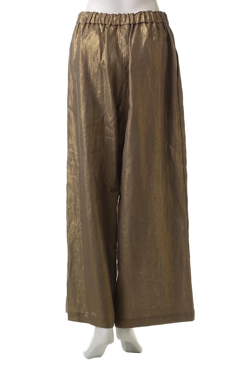 【プルミエ アロンディスモン/1er Arrondissement】のフォイルプリントリネンパンツ 人気、トレンドファッション・服の通販 founy(ファニー) 　ファッション　Fashion　レディースファッション　Fashion for Women　パンツ　Pants & Trousers　シンプル　Simple, Minimal　リゾート　Resort, Vacation Style　リネン　Linen, Linen Fabric　リラックス　Relax, Relaxed Fit　ワイド　Wide, Wide Fit　エレガント 上品　Elegant　other-4|ID: prp329100004464672 ipo3291000000035380204