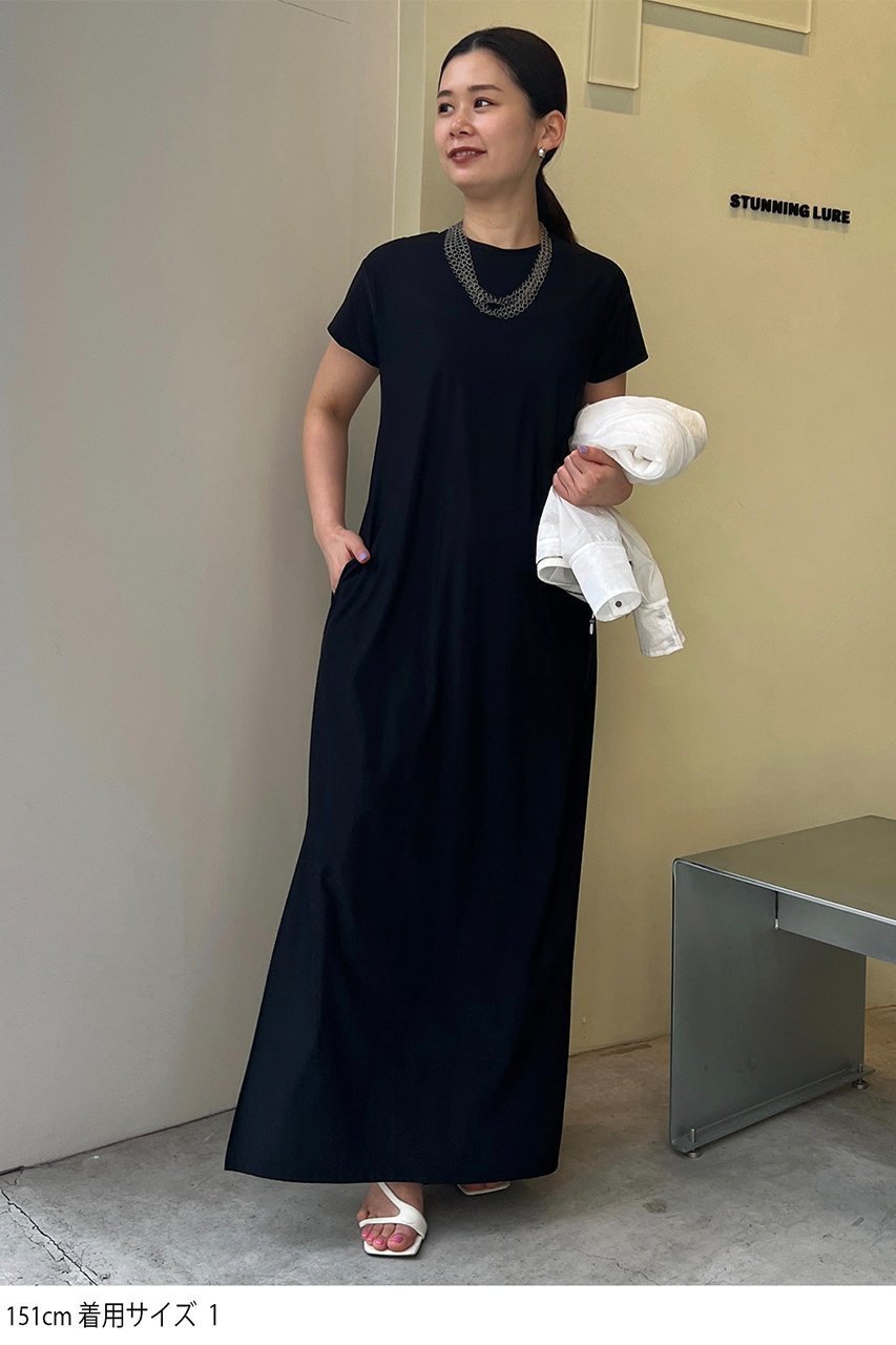 【スタニングルアー/STUNNING LURE】のスイムジャージワンピース 人気、トレンドファッション・服の通販 founy(ファニー) 　ファッション　Fashion　レディースファッション　Fashion for Women　ワンピース　Dresses　チュニック　Tunic Tops & Dresses　イタリア　Italy　ストレッチ　Stretch, Stretchy Fabric　スリット　Slit, Slit Detail　チュニック　Tunic, Long Top　ポケット　Pocket, Pocket Detail　ロング　Long, Long-Length　夏　Summer　other-6|ID: prp329100004464822 ipo3291000000036959353