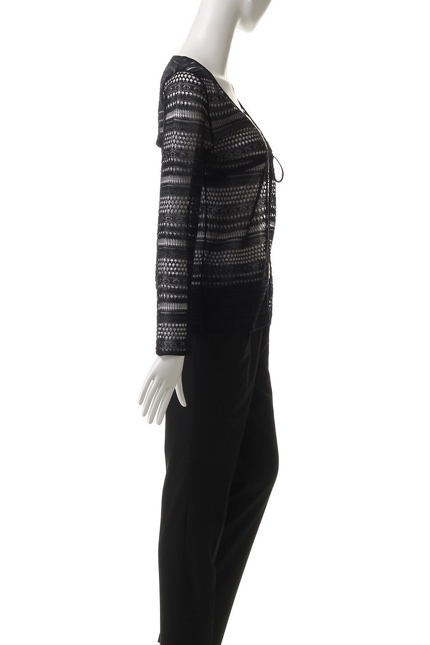 【スタニングルアー/STUNNING LURE】のrクロシェニットカーディガン 人気、トレンドファッション・服の通販 founy(ファニー) 　ファッション　Fashion　レディースファッション　Fashion for Women　トップス・カットソー　Cut & Sew Tops　ニット　Knit Tops & Sweaters　カーディガン・羽織り　Layered Style Cardigans　カーディガン　Cardigan, Knitwear　キャミソール　Camisole, Spaghetti Strap Top　シアー　Sheer, See-Through　スリーブ　Sleeve, Long Sleeve / Short Sleeve　タンク　Tank Top, Sleeveless Top　フレア　Flare, Flared　フロント　Front, Front Design　リボン　Ribbon, Bow　夏　Summer　春　Spring　S/S・春夏　SS, Spring/Summer, Warm Season　透かし　Cut-Out, Lacework　other-3|ID: prp329100004465539 ipo3291000000032930567