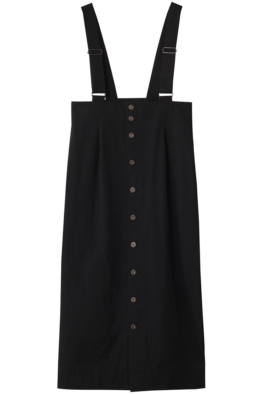 【サクラ/SACRA】のハイカウントコットンギャバジンサスペンダーワンピース インテリア・キッズ・メンズ・レディースファッション・服の通販 founy(ファニー) 　ファッション　Fashion　レディースファッション　Fashion for Women　ワンピース　Dresses　チュニック　Tunic Tops & Dresses　インナー　Innerwear　サスペンダー　Suspenders, Braces　チュニック　Tunic, Long Top　フロント　Front, Front Design　ロング　Long, Long-Length　エレガント 上品　Elegant　ブラック|ID: prp329100004465548 ipo3291000000032866772