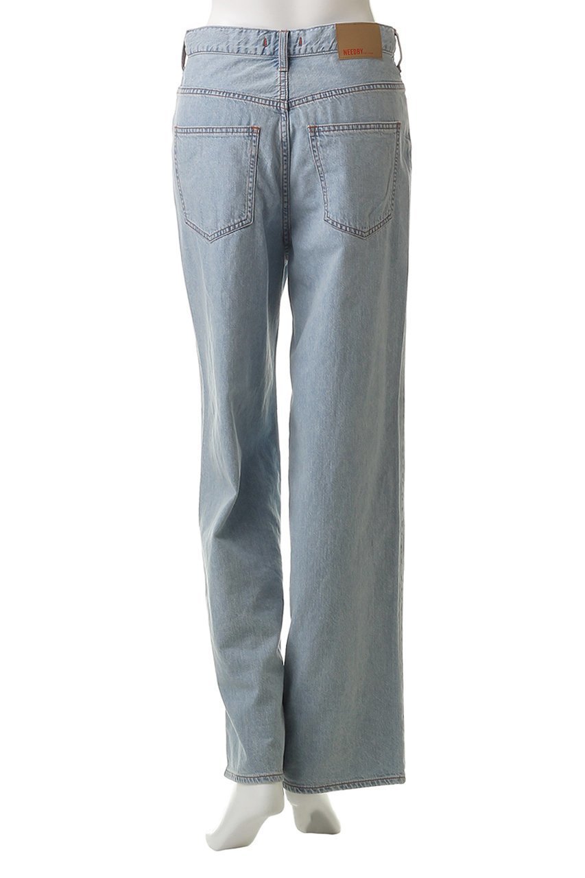 【ニードバイ ヘリテイジ/NEEDBY heritage】のLUNA ワイドデニムパンツ 人気、トレンドファッション・服の通販 founy(ファニー) 　ファッション　Fashion　レディースファッション　Fashion for Women　パンツ　Pants & Trousers　デニムパンツ・ジーンズ・美脚デニム　Denim Jeans & Pants　ストレート　Straight, Straight Cut　デニム　Denim, Jeans Material　バランス　Balance, Style Balance　フィット　Fit, Slim Fit　ワイド　Wide, Wide Fit　other-4|ID: prp329100004465565 ipo3291000000032905252