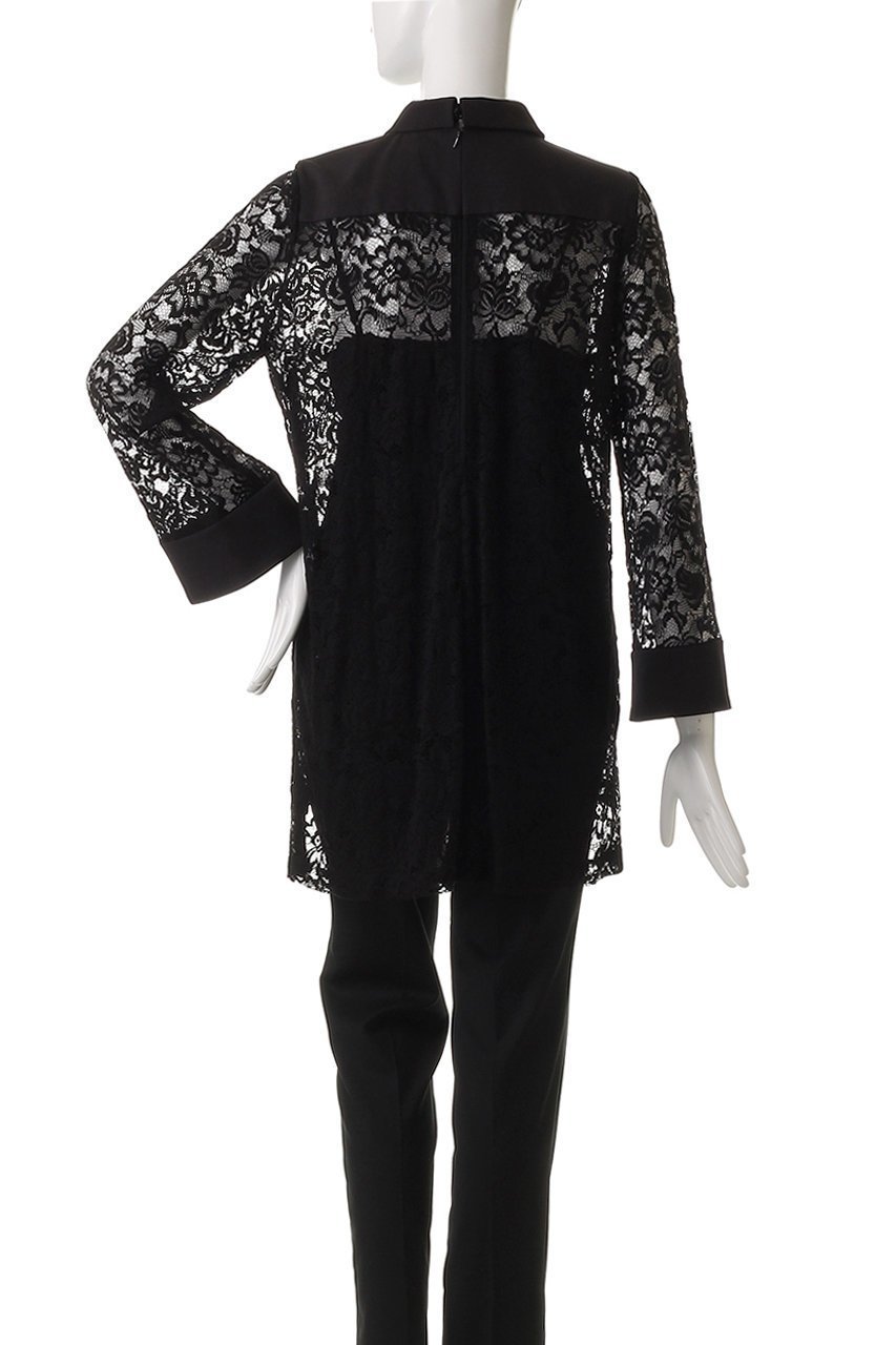 【ロキト/LOKITHO】のレースロングスリーブシャツ 人気、トレンドファッション・服の通販 founy(ファニー) 　ファッション　Fashion　レディースファッション　Fashion for Women　トップス・カットソー　Cut & Sew Tops　シャツ・ブラウス・オフィスカジュアル　Elegant Blouses & Button-Ups　インナー　Innerwear　スリーブ　Sleeve, Long Sleeve / Short Sleeve　タイトスカート　Pencil Skirt, Tight Skirt　フレア　Flare, Flared　レース　Lace, Lace Fabric　ロング　Long, Long-Length　other-4|ID: prp329100004465569 ipo3291000000034955503