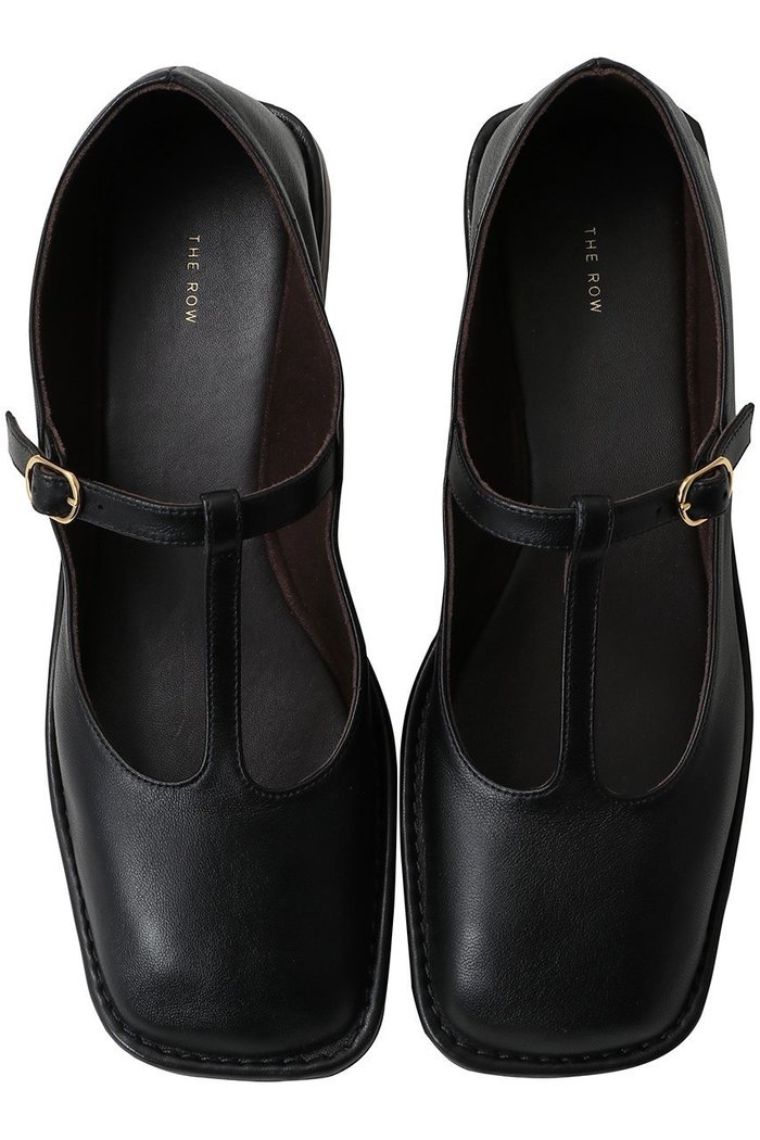 【ザ ロウ/THE ROW】のSQUARE T-STRAP インテリア・キッズ・メンズ・レディースファッション・服の通販 founy(ファニー) https://founy.com/ ファッション Fashion レディースファッション Fashion for Women クラシカル Classical, Vintage-Inspired クラシック Classic, Timeless Style シューズ Shoes, Footwear ストラップシューズ Strap Shoes, Mary Janes フラット Flat, Flat Shoes |ID: prp329100004465574 ipo3291000000032774329