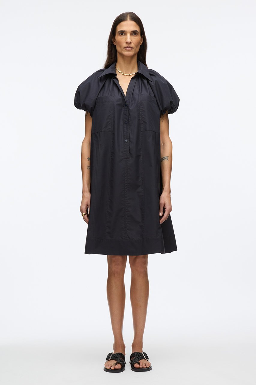 【スリーワン フィリップリム/3.1 Phillip Lim】のパフスリーブ ショート シャツドレス 人気、トレンドファッション・服の通販 founy(ファニー) 　ファッション　Fashion　レディースファッション　Fashion for Women　ワンピース　Dresses　フォーマル・パーティードレス・結婚式用ドレス　Elegant & Casual Dresses　チュニック　Tunic Tops & Dresses　オケージョン　Occasion Wear　ショート　Short, Short Length　スニーカー　Sneakers, Trainers　スリーブ　Sleeve, Long Sleeve / Short Sleeve　チュニック　Tunic, Long Top　ドレス　Dress, One-Piece　バランス　Balance, Style Balance　フェミニン　Feminine, Girly　フラット　Flat, Flat Shoes　モダン　Modern, Contemporary　ロング　Long, Long-Length　other-6|ID: prp329100004465577 ipo3291000000032866690