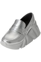 【ユナイテッド ヌード/UNITED NUDE】のSpace Kick Loafer 人気、トレンドファッション・服の通販 founy(ファニー) ファッション Fashion レディースファッション Fashion for Women シューズ Shoes, Footwear トレンド Trend, Trending Now フラット Flat, Flat Shoes 軽量 Lightweight, Ultra Light thumbnail シルバー|ID: prp329100004465586 ipo3291000000032852247