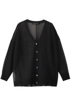【ミズイロ インド/mizuiro ind】のpattern knitting V neck C/D カーディガン black|ID: prp329100004465602 ipo3291000000032930457